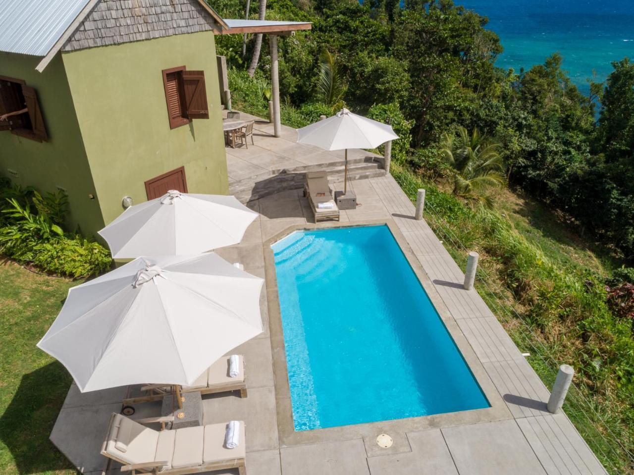 Pagua Bay House - Oceanfront Cabana'S Marigot Exterior photo